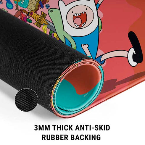 Adult Swim Adventure Time Jake and Finn Gaming Mouse Pad