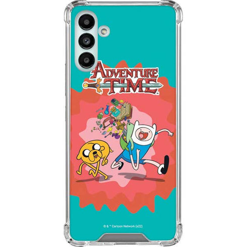 Adult Swim Adventure Time Jake and Finn Galaxy A13 5G Clear Case