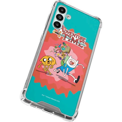 Adult Swim Adventure Time Jake and Finn Galaxy A13 5G Clear Case