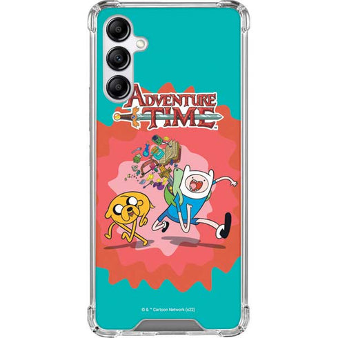 Adult Swim Adventure Time Jake and Finn Galaxy A14 5G Clear Case