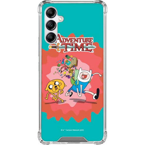 Adult Swim Adventure Time Jake and Finn Galaxy A15 5G Clear Case