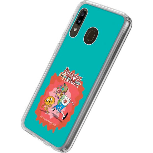 Adult Swim Adventure Time Jake and Finn Galaxy A20 Clear Case