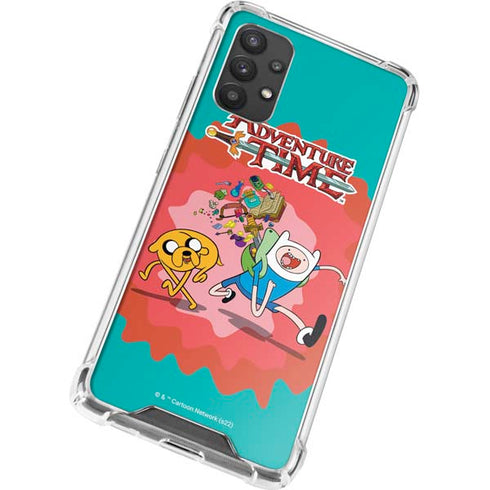 Adult Swim Adventure Time Jake and Finn Galaxy A32 5G Clear Case