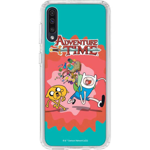 Adult Swim Adventure Time Jake and Finn Galaxy A50 Clear Case