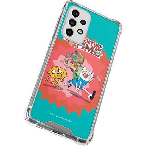 Adult Swim Adventure Time Jake and Finn Galaxy A53 5G Clear Case