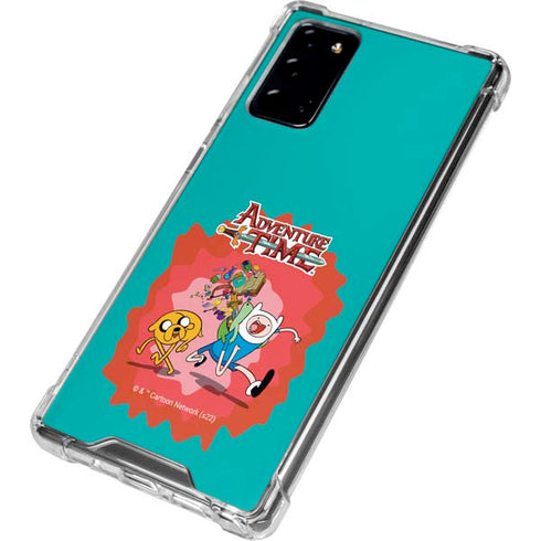 Adult Swim Adventure Time Jake and Finn Galaxy Note20 5G Clear Case