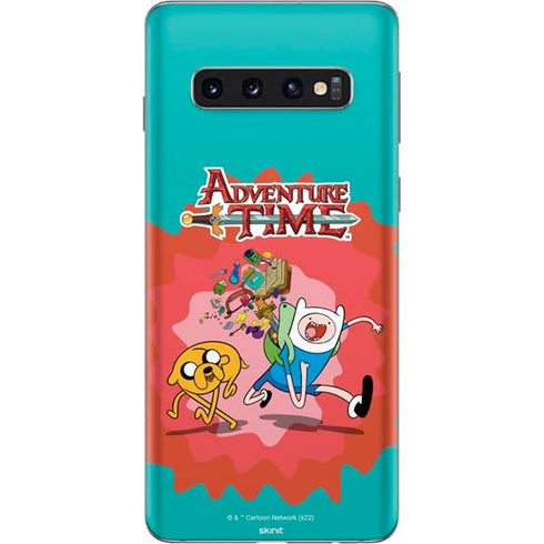 Adult Swim Adventure Time Jake and Finn Galaxy S10 Skin