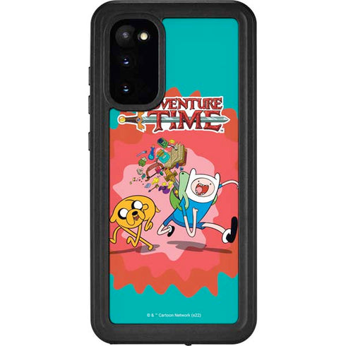 Adult Swim Adventure Time Jake and Finn Galaxy S20 Waterproof Case