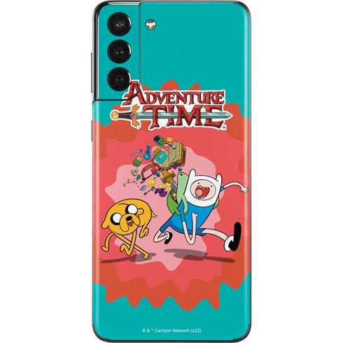 Adult Swim Adventure Time Jake and Finn Galaxy S21 Plus 5G Skin