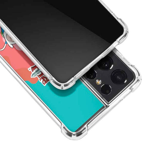 Adult Swim Adventure Time Jake and Finn Galaxy S21 Ultra 5G Clear Case