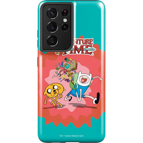 Adult Swim Adventure Time Jake and Finn Galaxy S21 Ultra 5G Pro Case