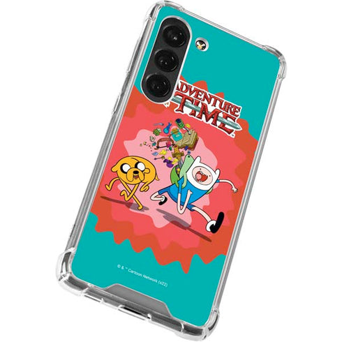 Adult Swim Adventure Time Jake and Finn Galaxy S23 Clear Case