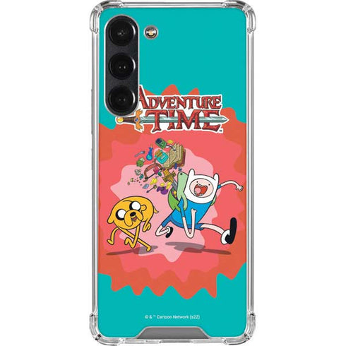 Adult Swim Adventure Time Jake and Finn Galaxy S23 Plus Clear Case