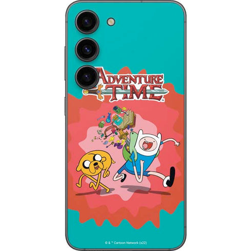 Adult Swim Adventure Time Jake and Finn Galaxy S23 Skin