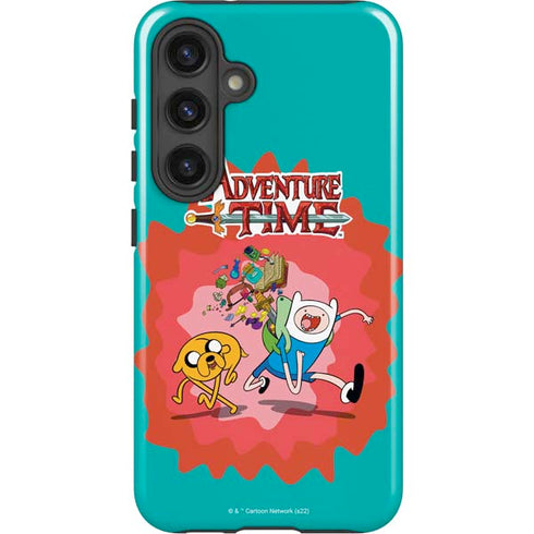Adult Swim Adventure Time Jake and Finn Galaxy S24 Plus Impact Case