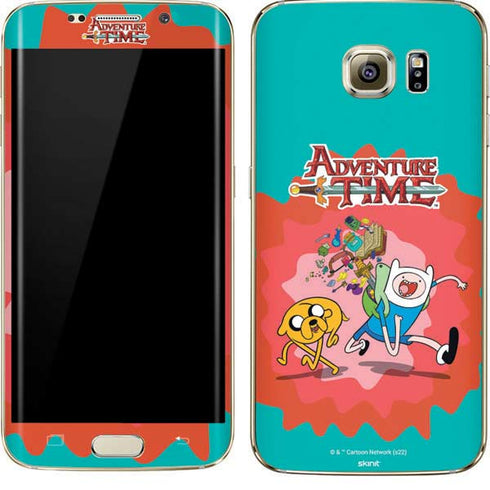 Adult Swim Adventure Time Jake and Finn Galaxy S7 Edge Skin