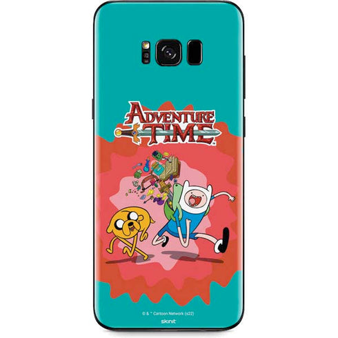 Adult Swim Adventure Time Jake and Finn Galaxy S8 Skin