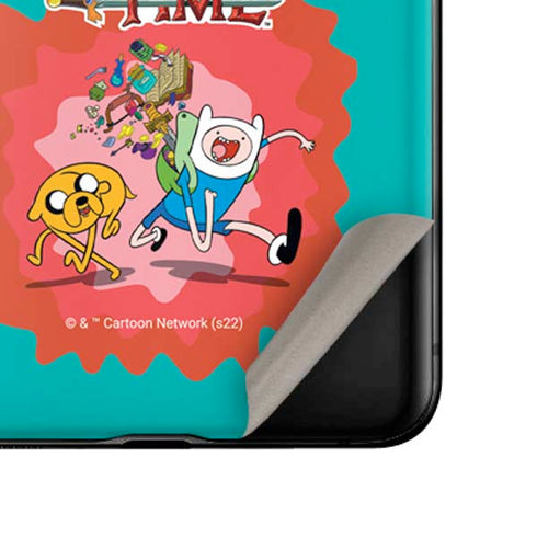 Adult Swim Adventure Time Jake and Finn Galaxy Z Flip Skin