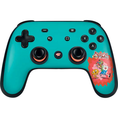 Adult Swim Adventure Time Jake and Finn Google Stadia Controller Skin