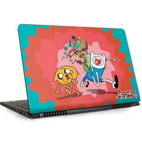 Adult Swim Adventure Time Jake and Finn Dell Inspiron Skin