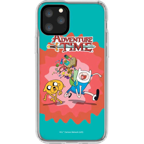 Adult Swim Adventure Time Jake and Finn iPhone 11 Pro Clear Case