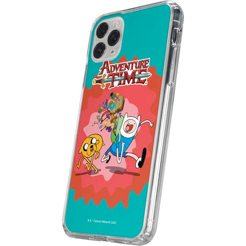 Adult Swim Adventure Time Jake and Finn iPhone 11 Pro Clear Case