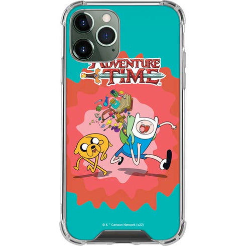 Adult Swim Adventure Time Jake and Finn iPhone 11 Pro Max Clear Case