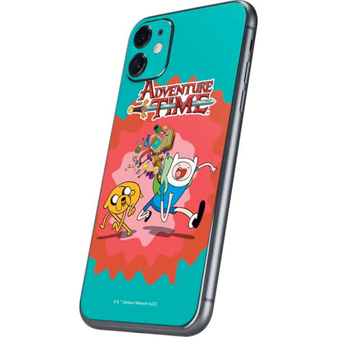 Adult Swim Adventure Time Jake and Finn iPhone 11 Skin