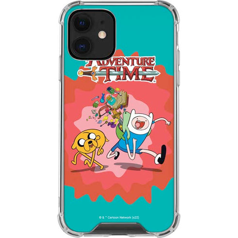 Adult Swim Adventure Time Jake and Finn iPhone 12 Clear Case