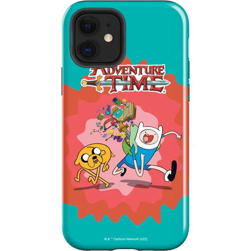 Adult Swim Adventure Time Jake and Finn iPhone 12 Impact Case