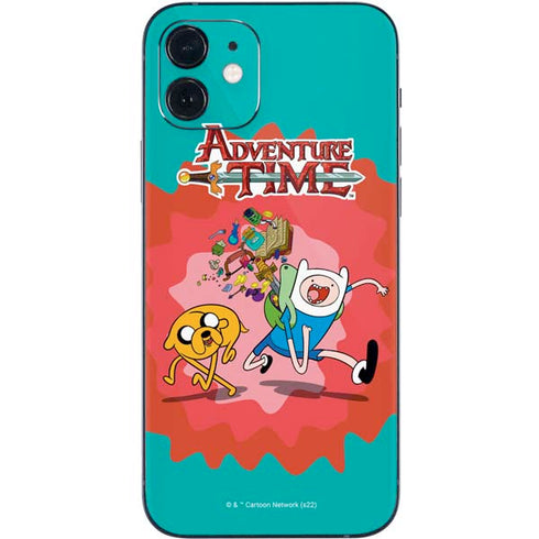 Adult Swim Adventure Time Jake and Finn iPhone 12 Mini Skin