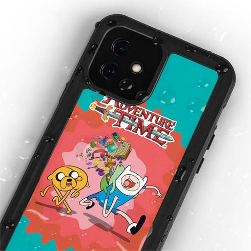 Adult Swim Adventure Time Jake and Finn iPhone 12 Mini Waterproof Case