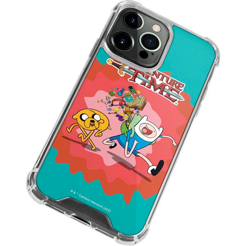 Adult Swim Adventure Time Jake and Finn iPhone 13 Pro Clear Case