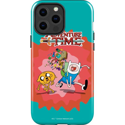 Adult Swim Adventure Time Jake and Finn iPhone 13 Pro Max Impact Case