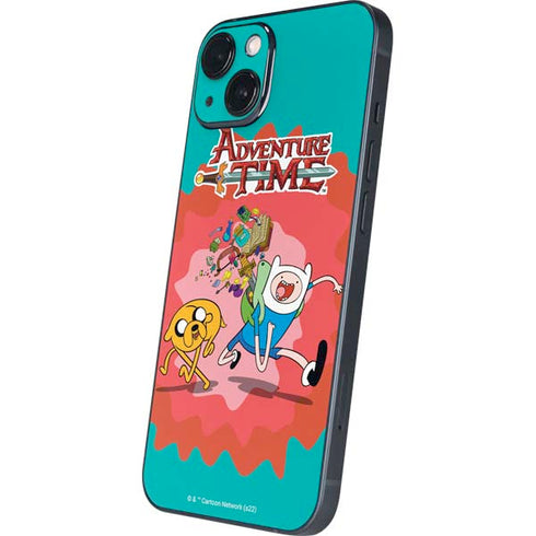Adult Swim Adventure Time Jake and Finn iPhone 15 Plus Skin