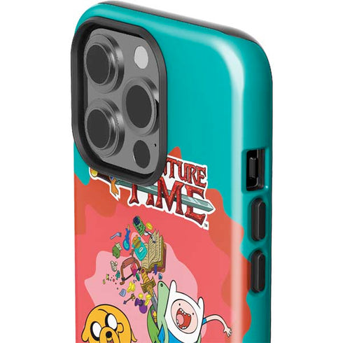 Adult Swim Adventure Time Jake and Finn iPhone 15 Pro Impact Case