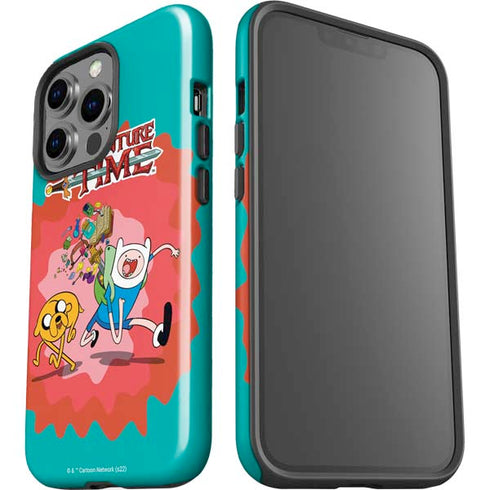 Adult Swim Adventure Time Jake and Finn iPhone 15 Pro Impact Case