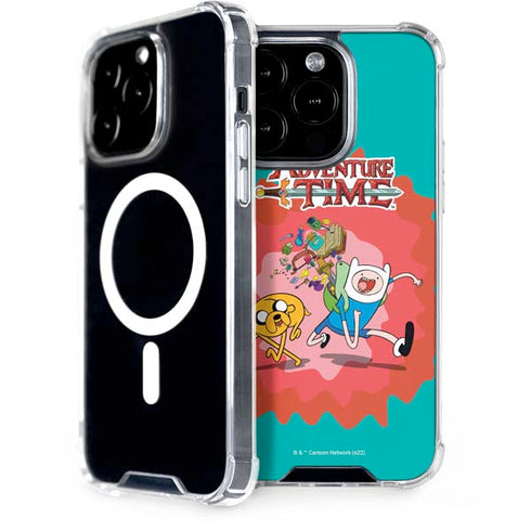 Adult Swim Adventure Time Jake and Finn iPhone 15 Pro MagSafe Case
