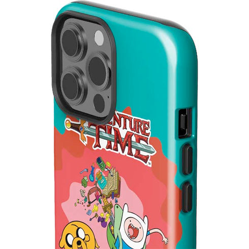 Adult Swim Adventure Time Jake and Finn iPhone 14 Pro Max Impact Case