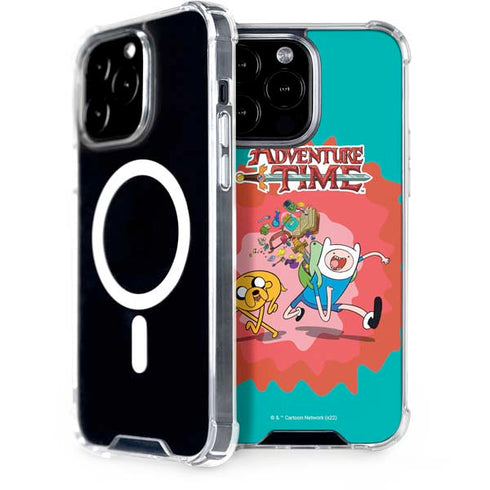 Adult Swim Adventure Time Jake and Finn iPhone 15 Pro Max MagSafe Case
