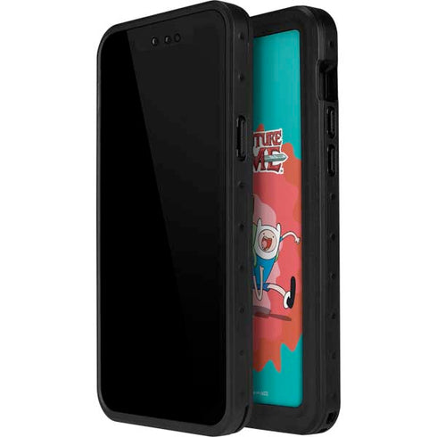 Adult Swim Adventure Time Jake and Finn iPhone 14 Pro Max Waterproof Case