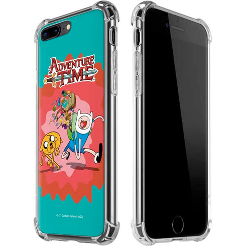 Adult Swim Adventure Time Jake and Finn iPhone 7/8 Plus Clear Case