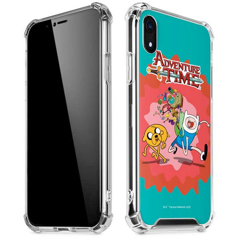 Adult Swim Adventure Time Jake and Finn iPhone XR Clear Case