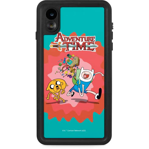 Adult Swim Adventure Time Jake and Finn iPhone XR Waterproof Case