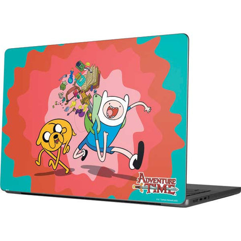 Adult Swim Adventure Time Jake and Finn MacBook Pro 14in (2021-24) Skin