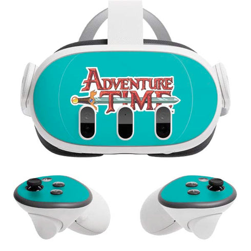 Adult Swim Adventure Time Jake and Finn Meta Quest 3 Skin