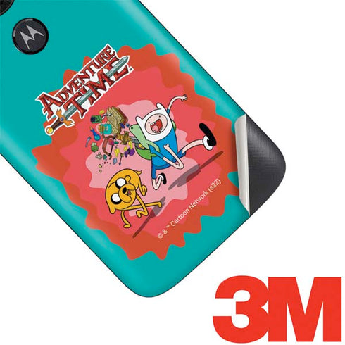 Adult Swim Adventure Time Jake and Finn Moto E5 Play Skin
