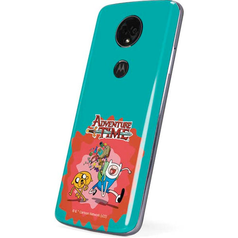 Adult Swim Adventure Time Jake and Finn Moto E5 Plus Skin