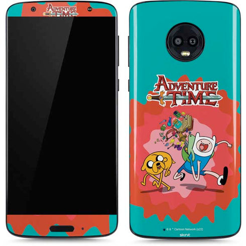 Adult Swim Adventure Time Jake and Finn Moto G6 Skin