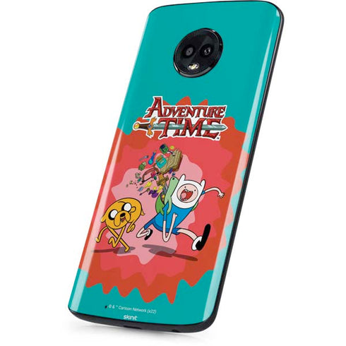 Adult Swim Adventure Time Jake and Finn Moto G6 Skin
